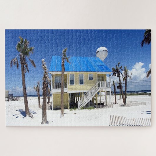 Strandhuis in Florida Legpuzzel (Horizontaal)
