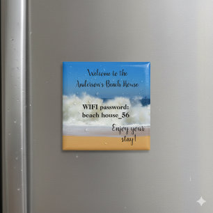 Strandhuis Magneet Vakantiehuur Wifi-wachtwoord