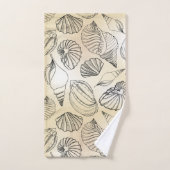 Strandhuis met schelpen Nautilus Bad Handdoek (Handdoek)