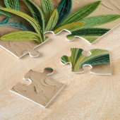 Strandhuis Oceanische Dekbed Legpuzzel (Zijkant)