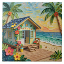 Strandhuis Oceanische Kustkunst