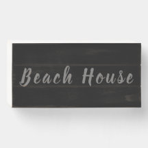 Strandhuis Rustiek Donkergrijs Zwart Trendy Cool