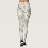 Strandhuis Schelpenpatroon Leggings (Achterkant)