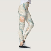 Strandhuis Schelpenpatroon Leggings (Rechts)