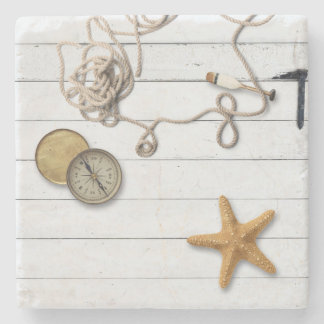 Strandhuis Stone Onderzetter