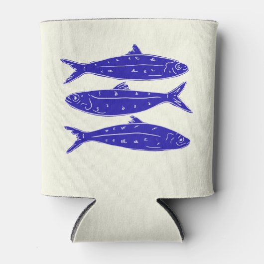 Strandhuis vis koelbox blikjeskoeler (Voorkant)