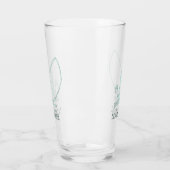 Strandhuis Visser Aqua Blauwe ID623 Glas (Links)