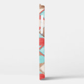 Strandhuis waterverf: retro patroon. Case-Mate iPhone case (Achterkant / Links)