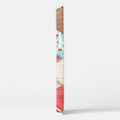 Strandhuis waterverf: retro patroon. Case-Mate iPhone case (Achterkant / Rechts)