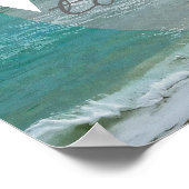 strandhuis welkom poster wandkunst (Hoek)