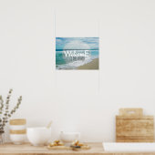 strandhuis welkom poster wandkunst (Keuken)