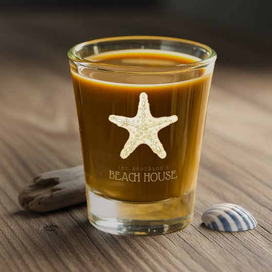 Strandhuis Zeester Goud ID623 Shot Glas