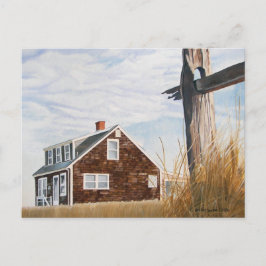 Strandhuis Zonsopgang Briefkaart