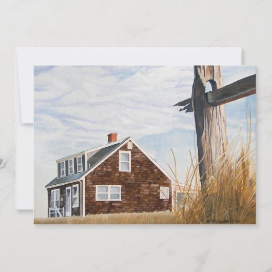 Strandhuis Zonsopgang Kaart (Voorkant)