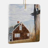 Strandhuis Zonsopgang Keramisch Ornament (Rechts)