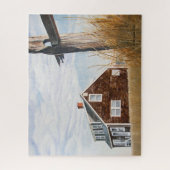 Strandhuis Zonsopgang Legpuzzel (Verticaal)