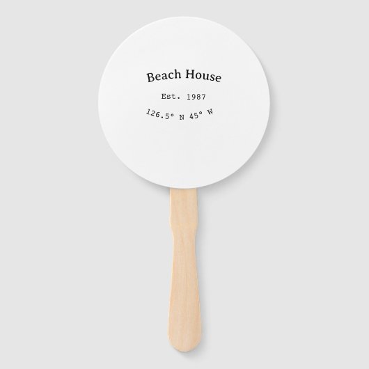 Strandhuisjes. Datum jaar aangepaste coördinaten t Handwaaier (Voorkant)