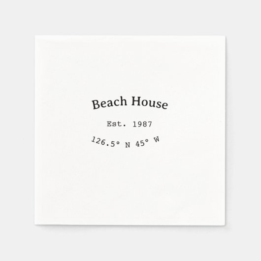 Strandhuisjes. Datum jaar aangepaste coördinaten t Servet (Voorkant)