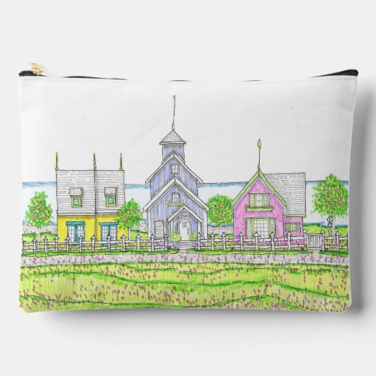 Strandhuisjes Grote Accessoiretas Etui (Voorkant)