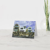 Strandhuisjes in Oceanside Kaart (Voorkant)