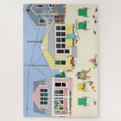 Strandhuisjes Legpuzzel (Verticaal)