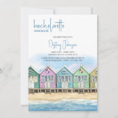 Strandhuisjes vrijgezellenweekend Reisprogramma Kaart (Voorkant)