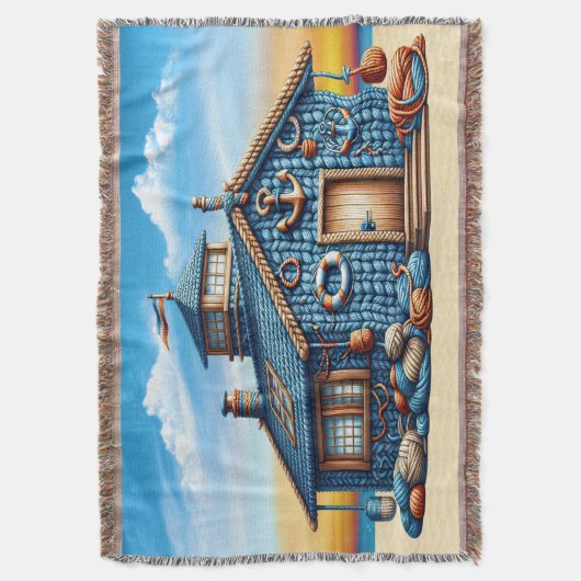 Strandhut Gooi Deken (Voorkant Verticaal)