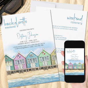 Strandhutjes Meisjesweekend Reisplan Kaart