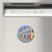 Strandhutten in Bournemouth Magneet (Insitu (Vaatwasser))