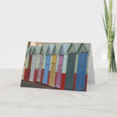 Strandhutten pensioenkaart kaart (Achterkant)