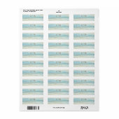 Strandhuwelijk bij zonsondergang etiket (Full Sheet)