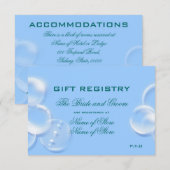 strandhuwelijk informatiekaartje (Voorkant / Achterkant)