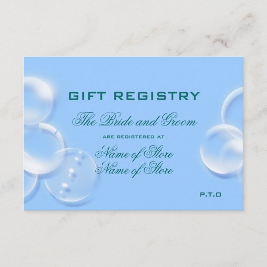 strandhuwelijk informatiekaartje (Voorkant)