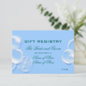 strandhuwelijk informatiekaartje (Staand voorkant)