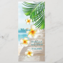 Strandhuwelijk - Menu