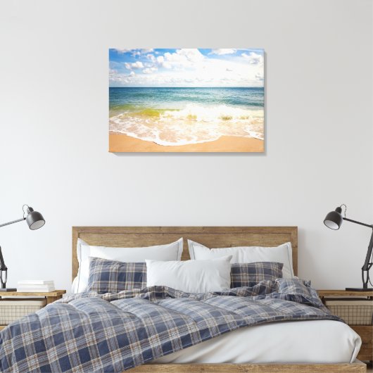 Strandimpression Hörnum 02 Canvas Afdruk (Insitu (Slaapkamer))