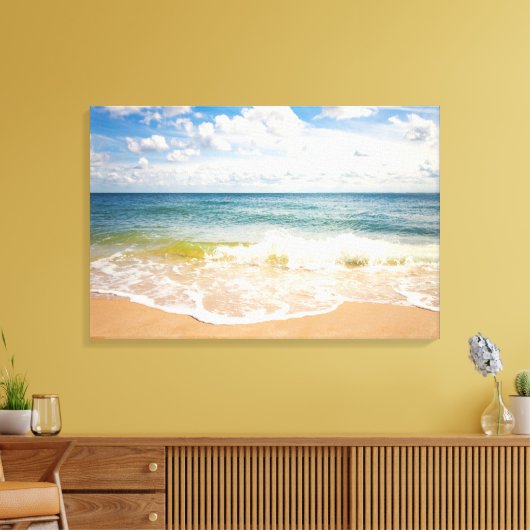 Strandimpression Hörnum 02 Canvas Afdruk (Insitu (Woonkamer))