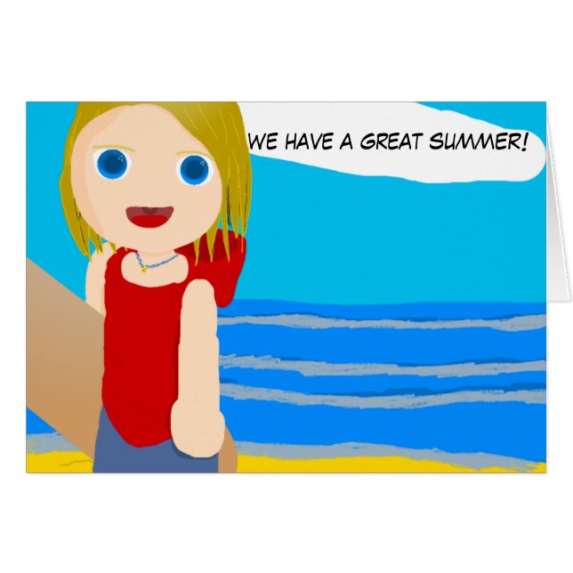 strandjongen (Voorkant Horizontaal)