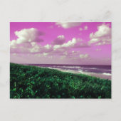 strandkaart briefkaart (Voorkant)