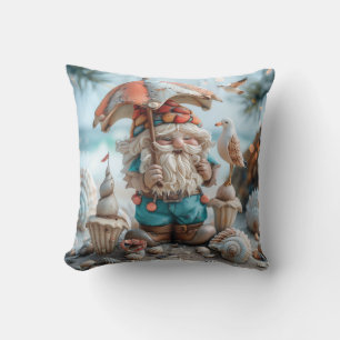 Strandkabouter met een paraplu kussen