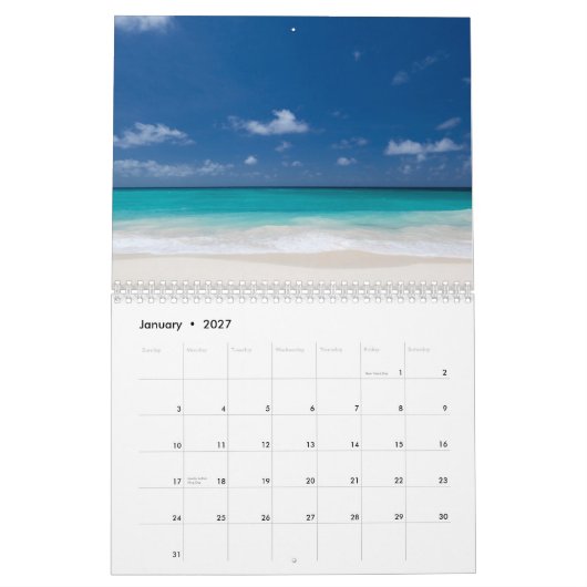 Strandkalender 2015 kalender (Jan 2027)