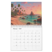 Strandkalender 2026 kalender (Feb 2027)