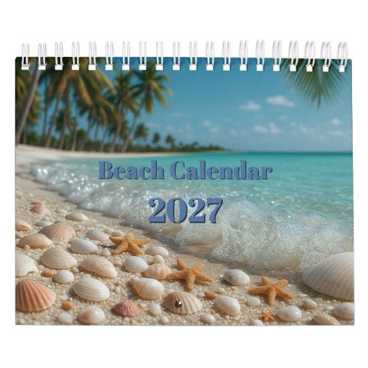 Strandkalender 2027 kalender (Hoes)