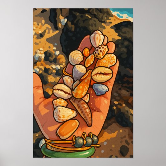 Strandkammen Poster (Voorkant)