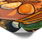 Strandkammen Poster (Hoek)