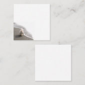 Strandkammen Westie Photo Flat Note Kaart Notitiekaartje (Voorkant / Achterkant)