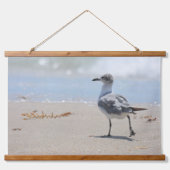 Strandkammen Zeemeeuwen Fotografische Kustlijn Hangend Wandkleed (Voorkant 3)