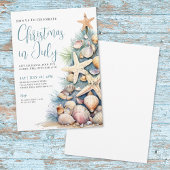 Strandkerst in juli kaart