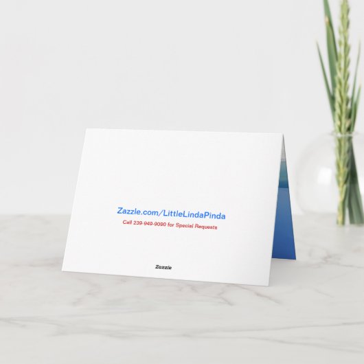 Strandkerstbomen, vrolijke Kaarten, zonneschijn Feestdagen Kaart (Achterkant)