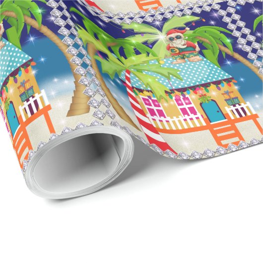 Strandkerstcadeauverpakking - SRF Cadeaupapier (Rol Hoek)